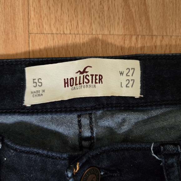 Hollister dark blue low rise skinny jeans size 5S - Picture 4 of 9